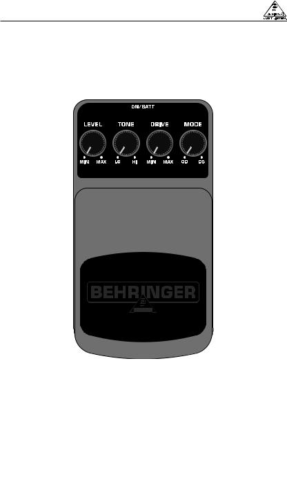 Behringer OD300 User Manual