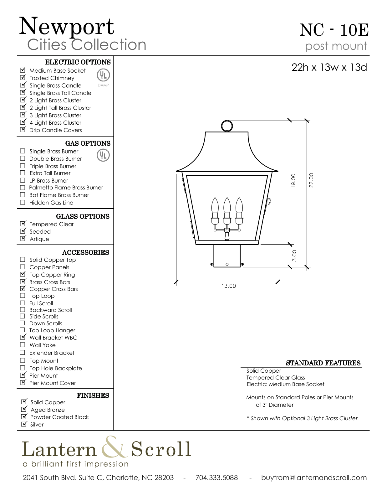 Lantern & Scroll LASC1023 Specifications - ManualMachine.com