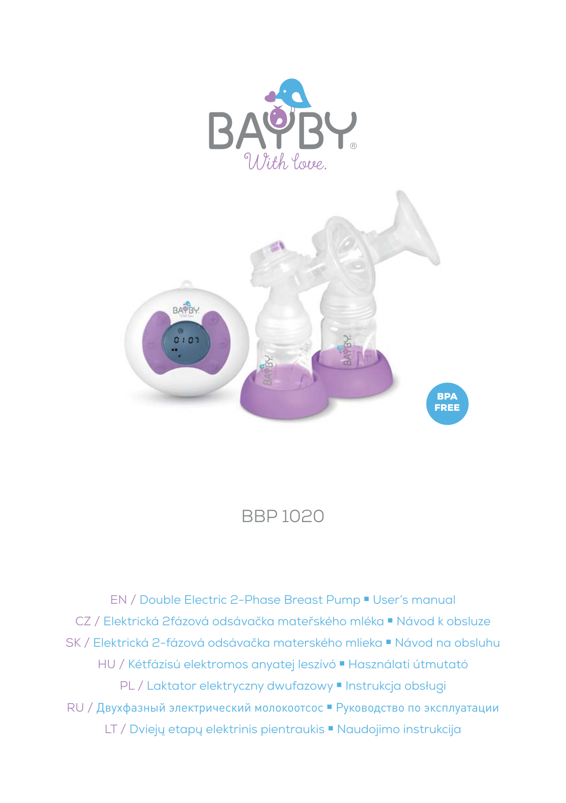 BAYBY BBP 1020 User Manual