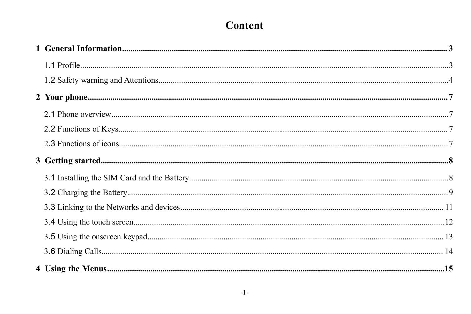 Sky Phone ELITE50P User Manual