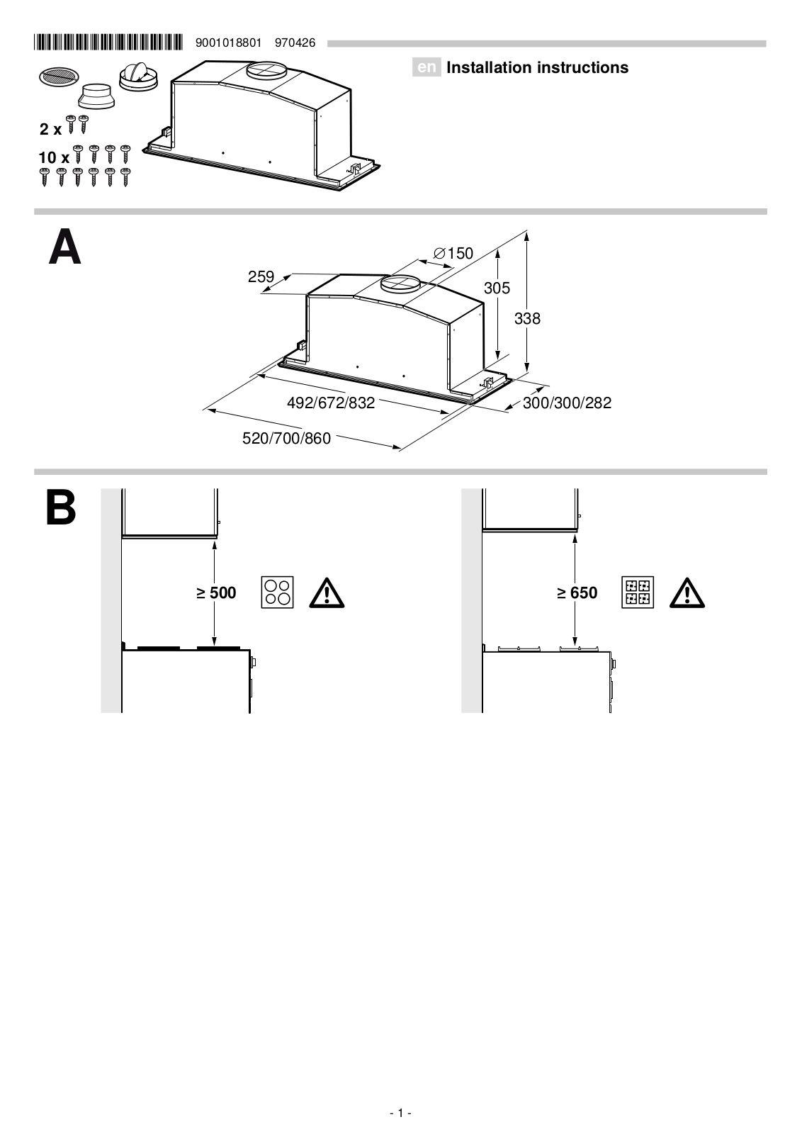 NEFF D58ML66N1 Installation Guide