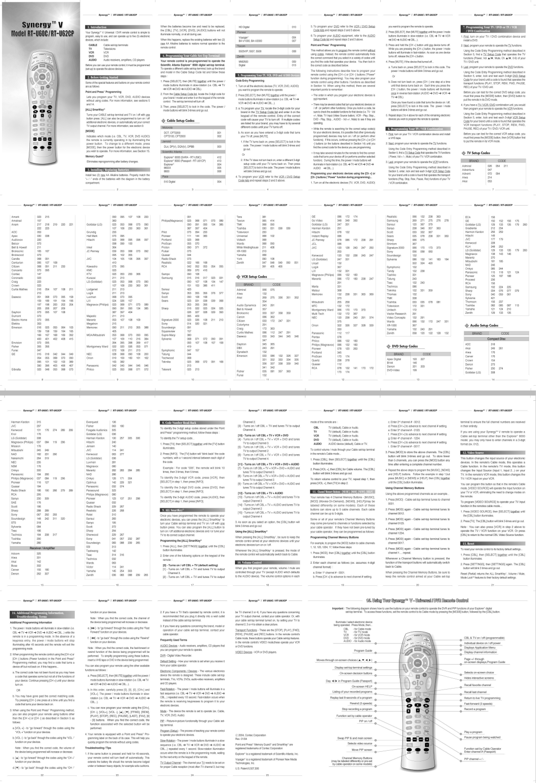 Contec RT-U60C, RT-U62CP User Manual