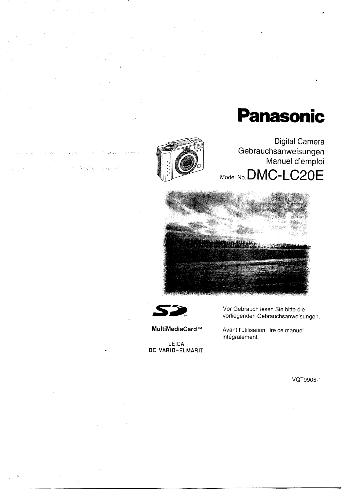 PANASONIC DMCLC20 User Manual