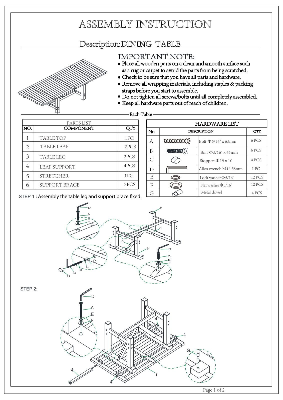 Foundstone W004998845 Installation & Assembly - ManualMachine.com
