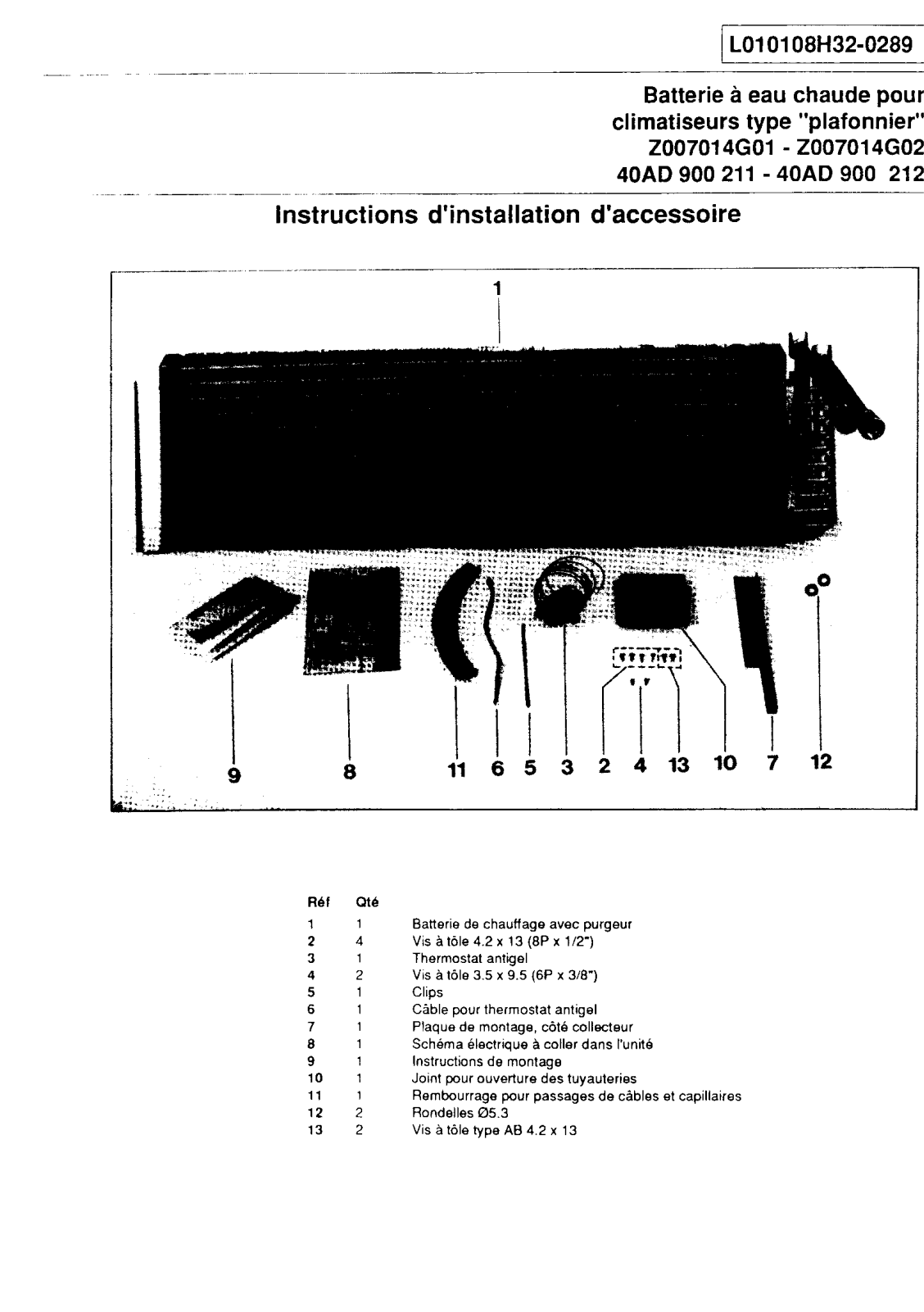 Carrier 40QDACC User Manual