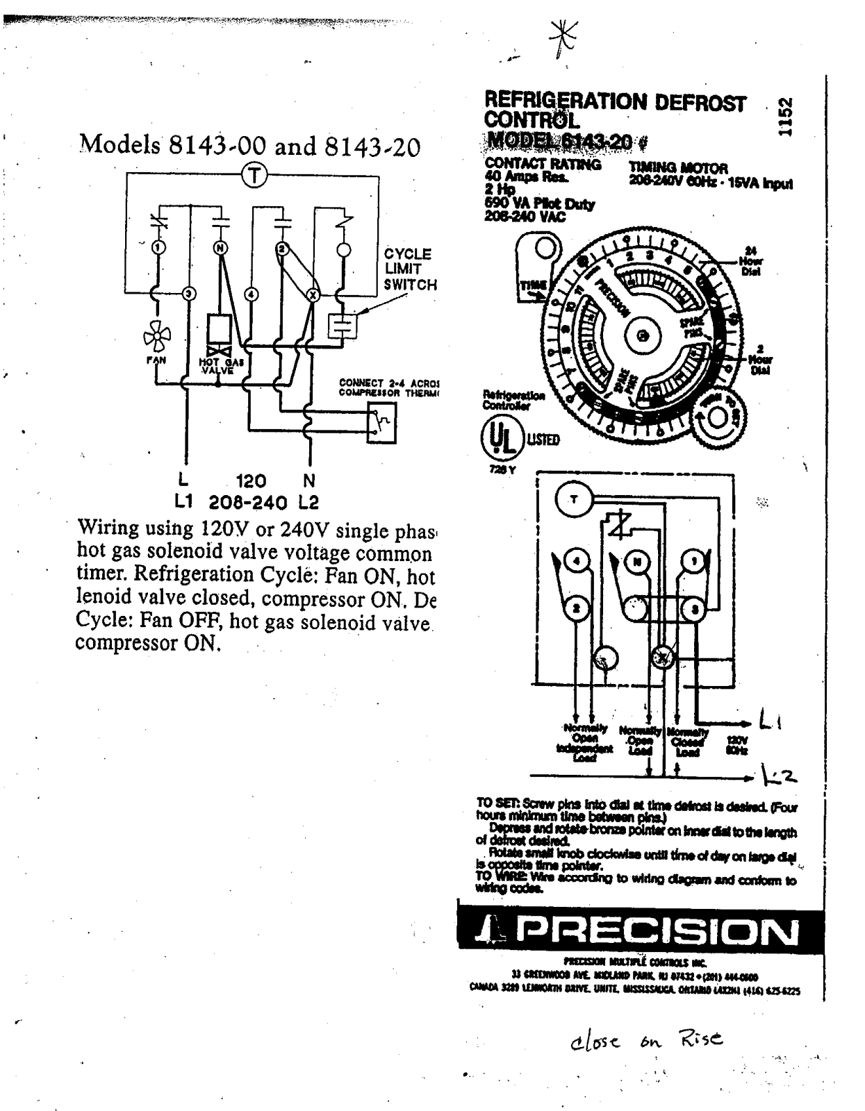 Zero Zone 6143-20 Service Manual