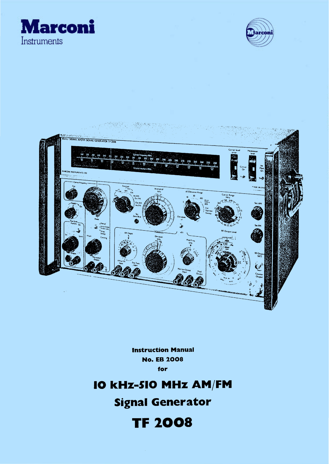 Marconi TF 2008 Service manual - ManualMachine.com