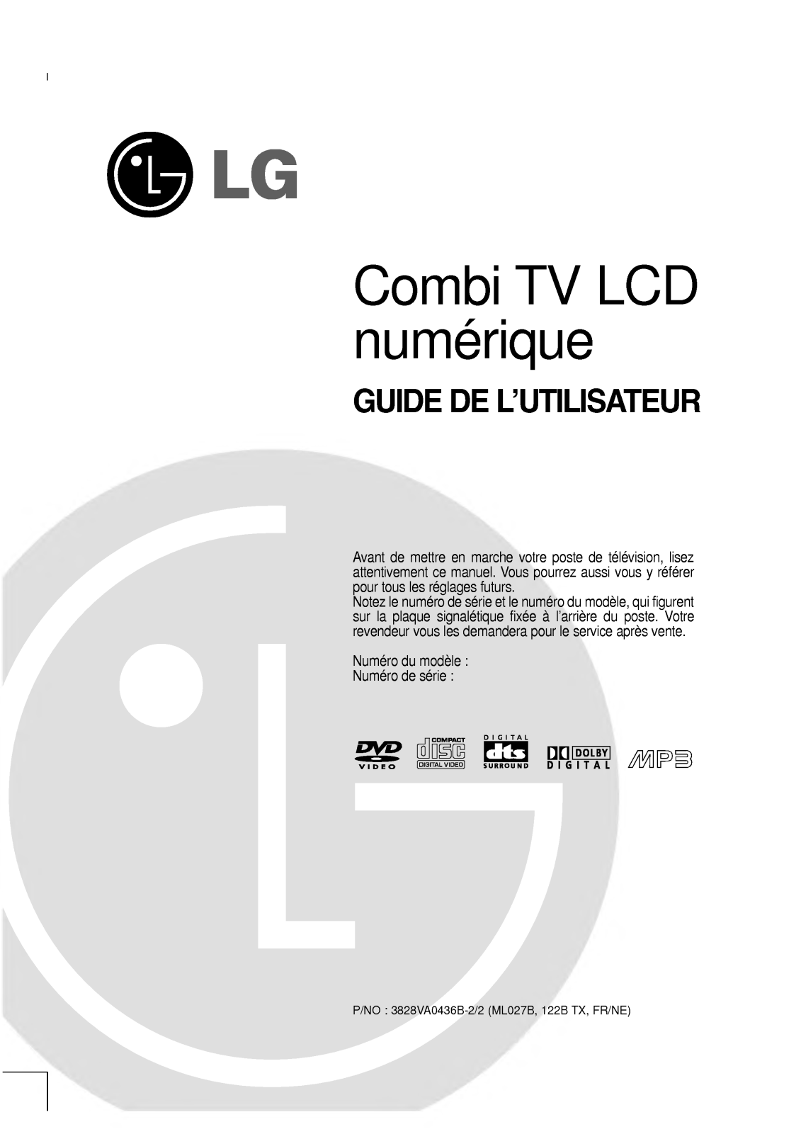 LG KZ-17LZ21 User Manual