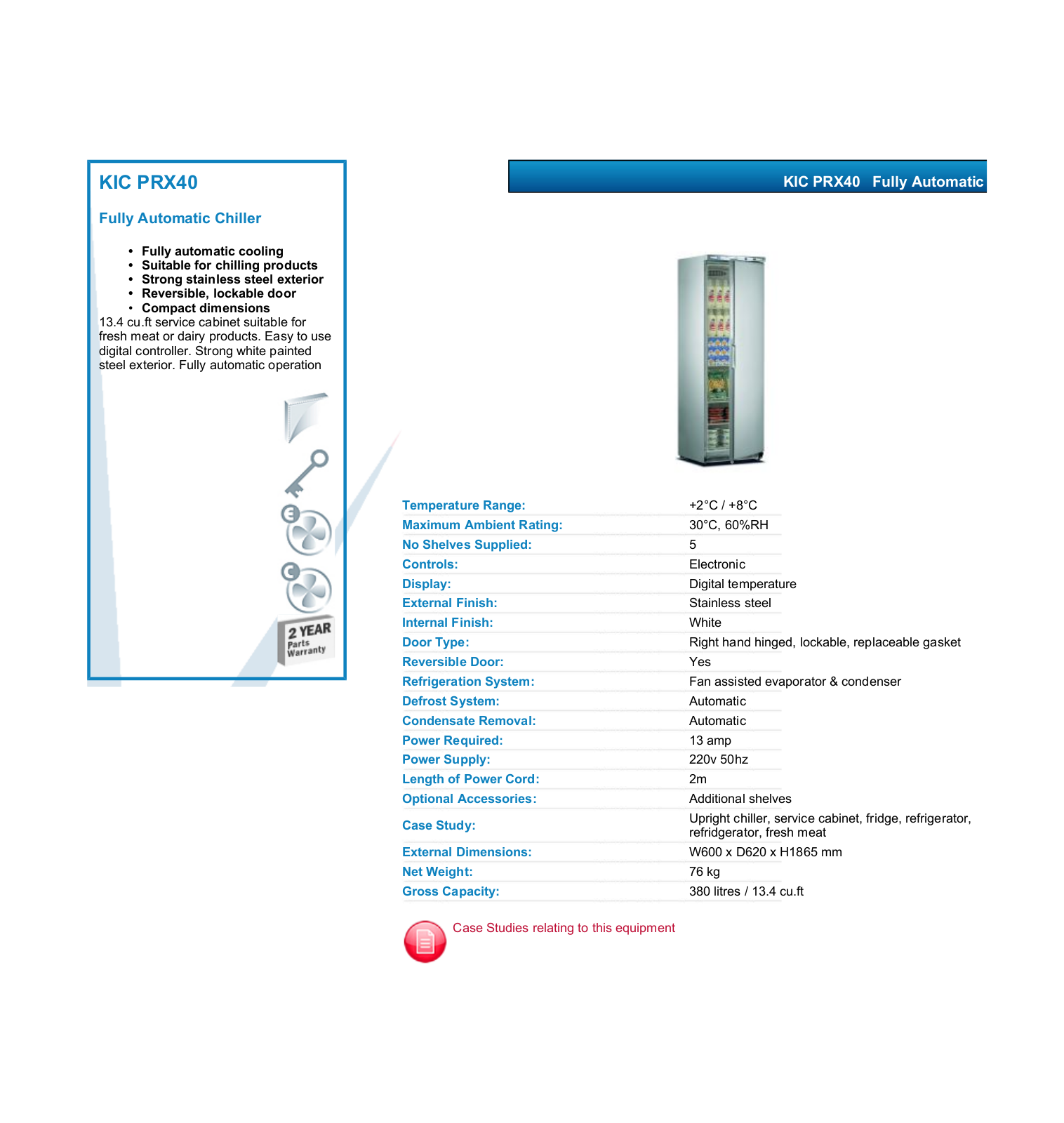 Valera KIC PRX40 DATASHEET