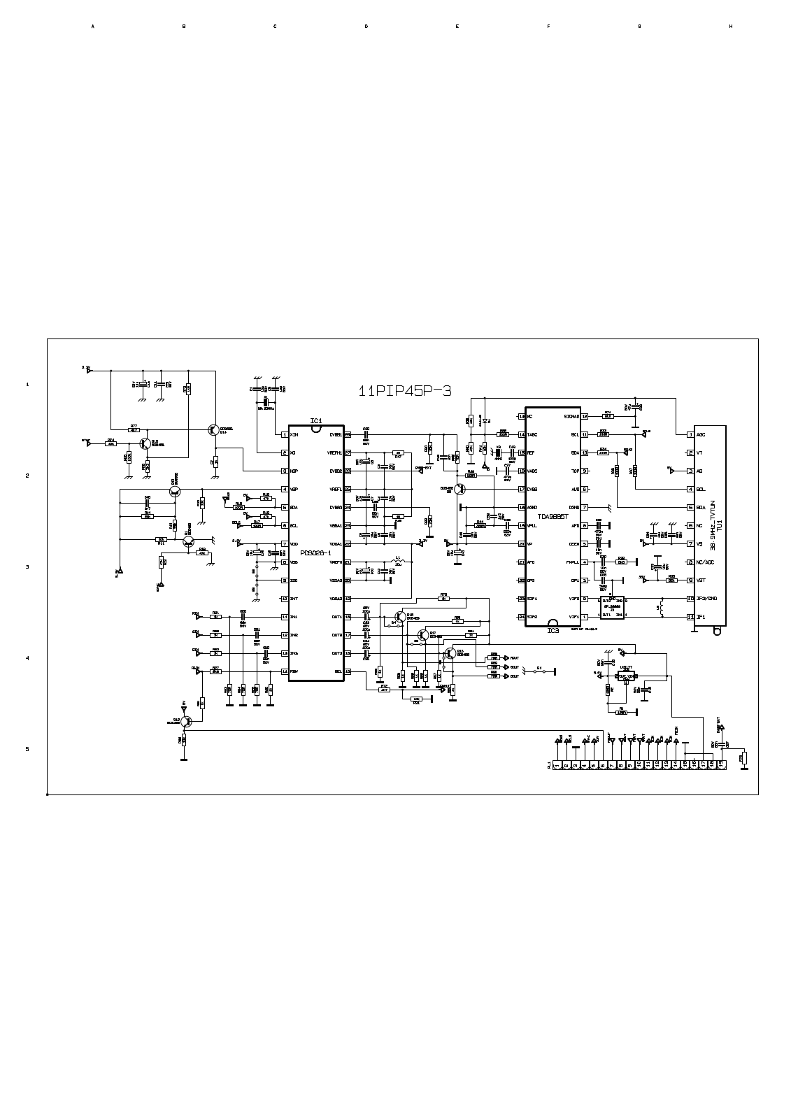 Vestel 11PIP45-P3 schematic