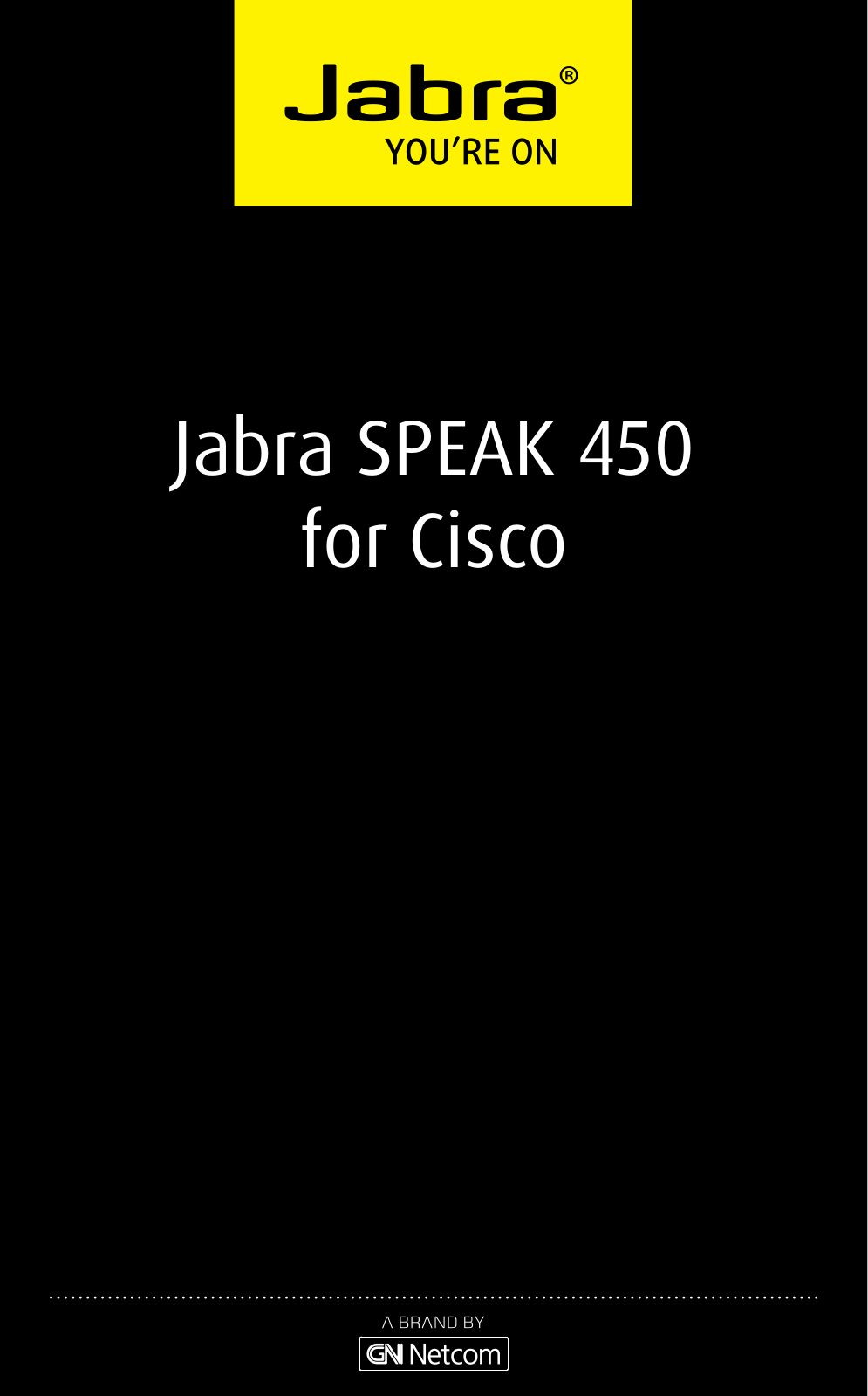 Jabra SPEAK 450 for Cisco User Manual