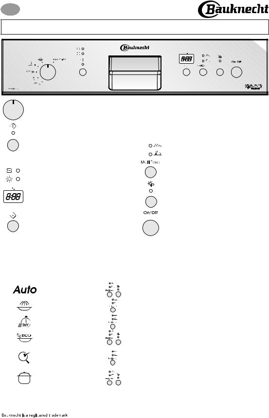 Bauknecht GSIP 40 POWER INSTRUCTION FOR USE