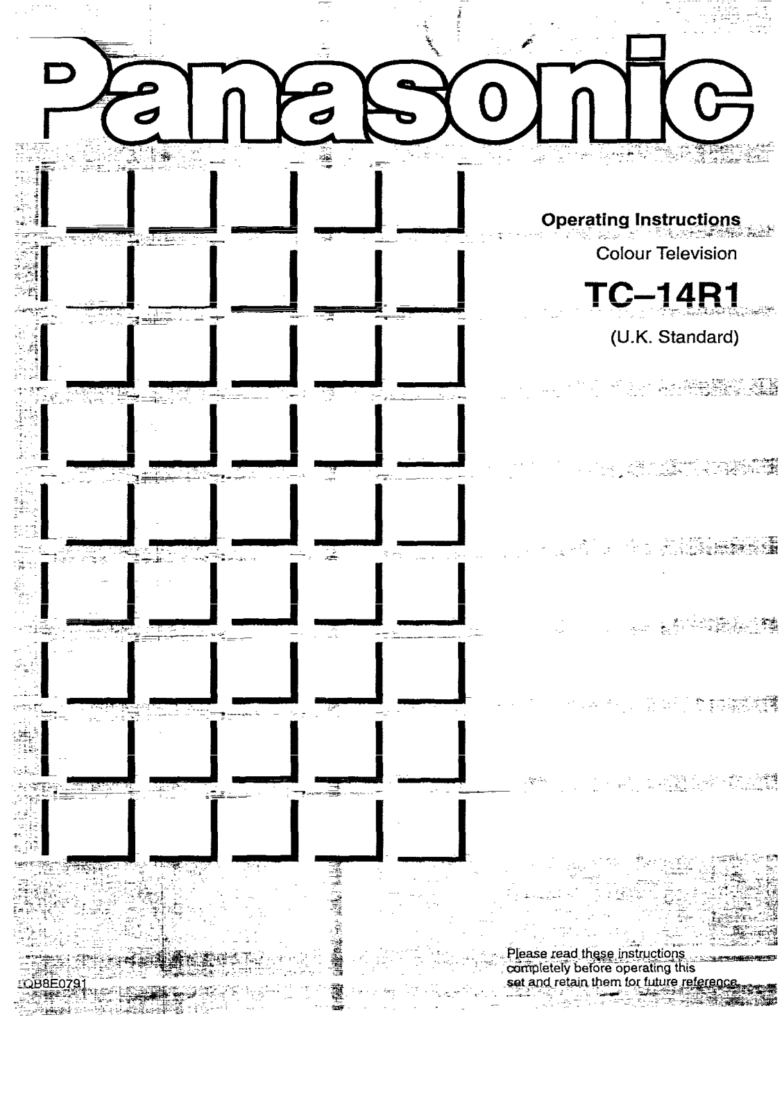 Panasonic TC-14R1 User Manual