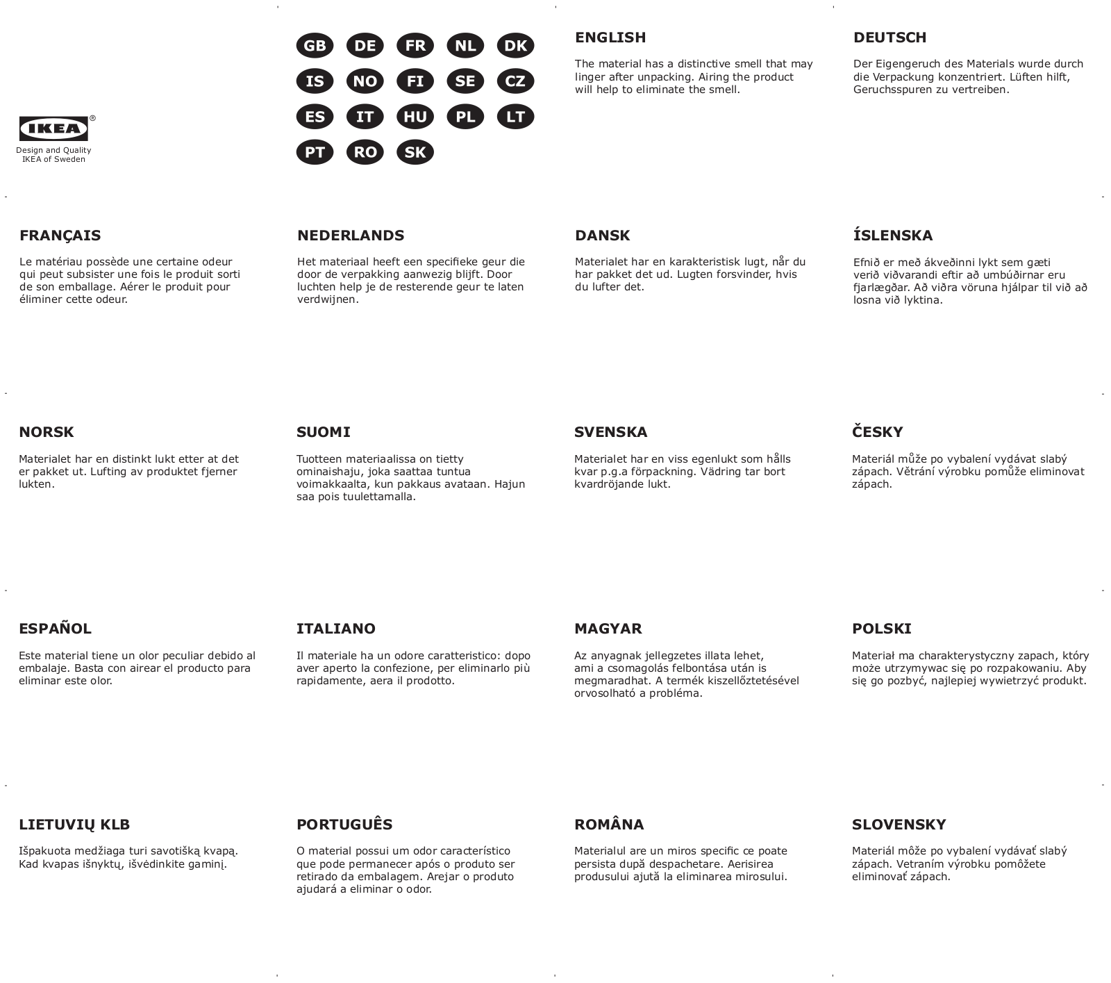 Ikea S89904712, S89066667, S89066380, S69068219, S59068205 User Manual