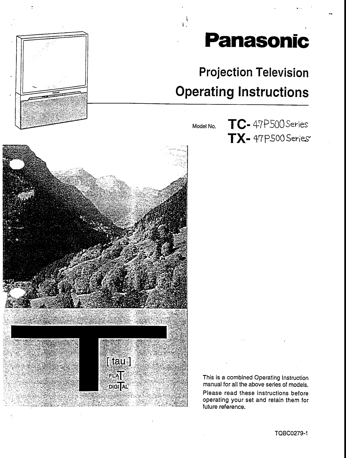 Panasonic TC-47P500, TX-47P500 User Manual