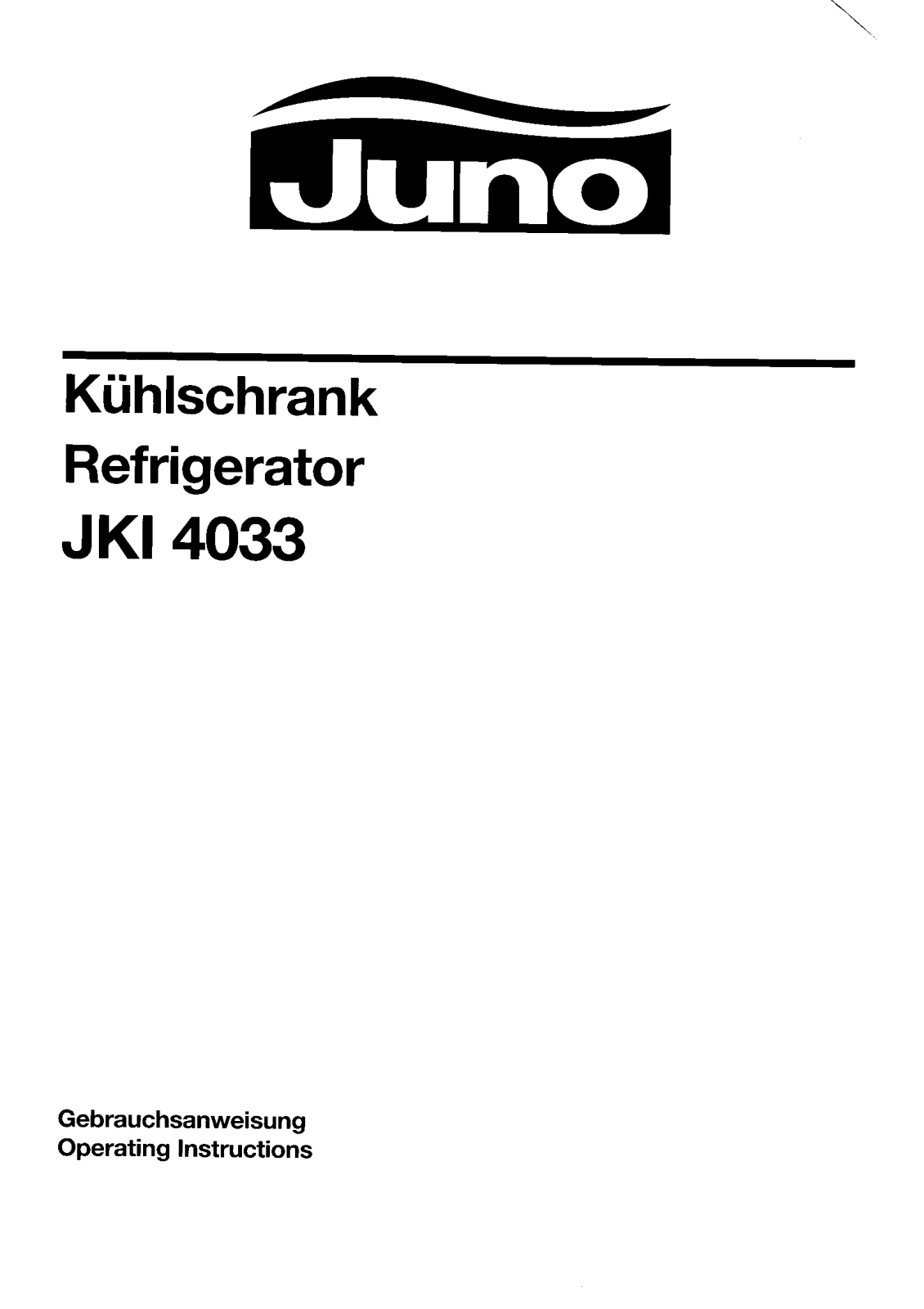 AEG JKI4033 User Manual