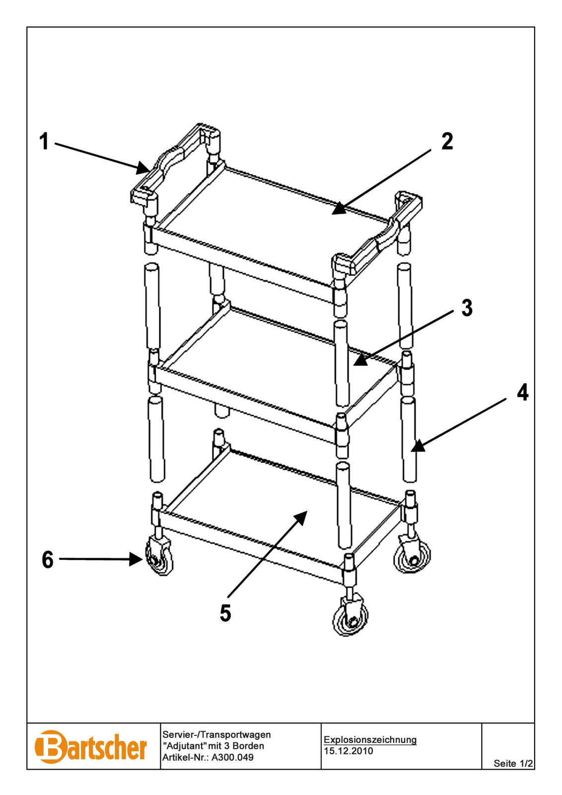 Bartscher A300049 Schematic