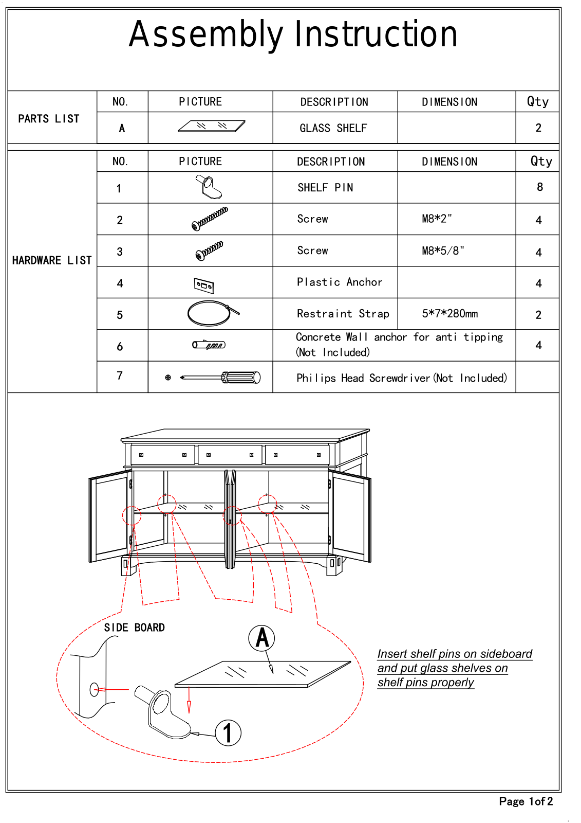 Loon Peak LOON3354 Assembly Instructions - ManualMachine.com