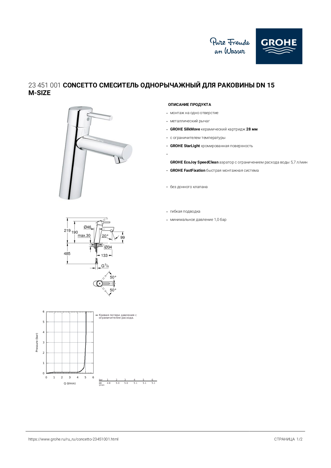 Grohe 23451001 User guide