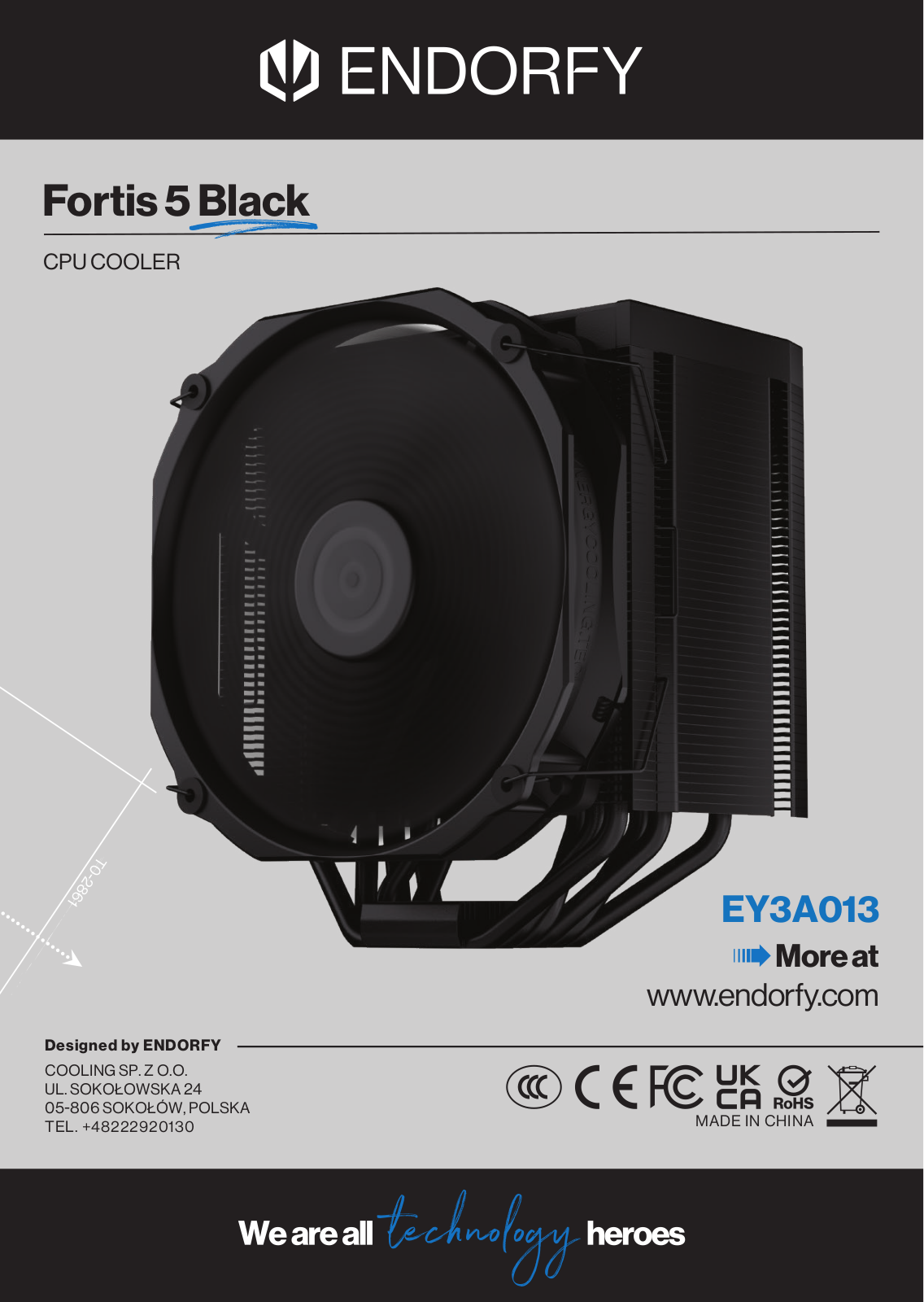 ENDORFY Fortis 5 Black, EY3A013 User guide - ManualMachine.com