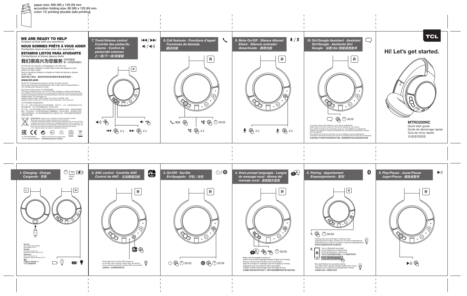 TCL Entertainment Solutions MTRO200NC User Manual