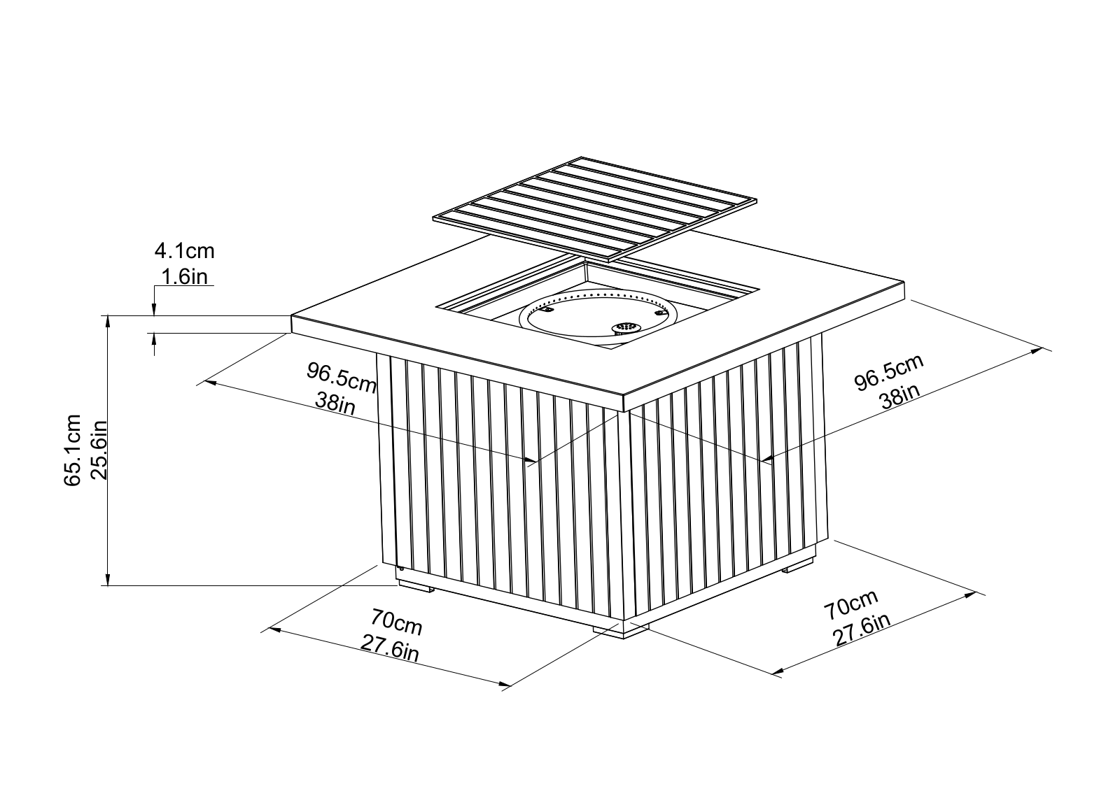 Sunjoy LKJP3073 Dimensions - ManualMachine.com