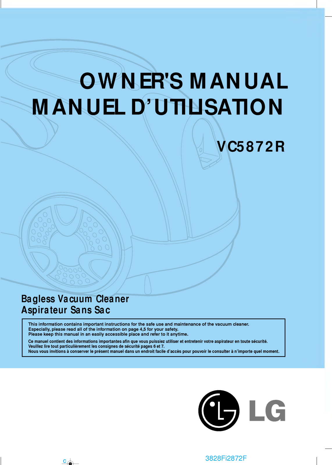 LG VC5872R User Manual