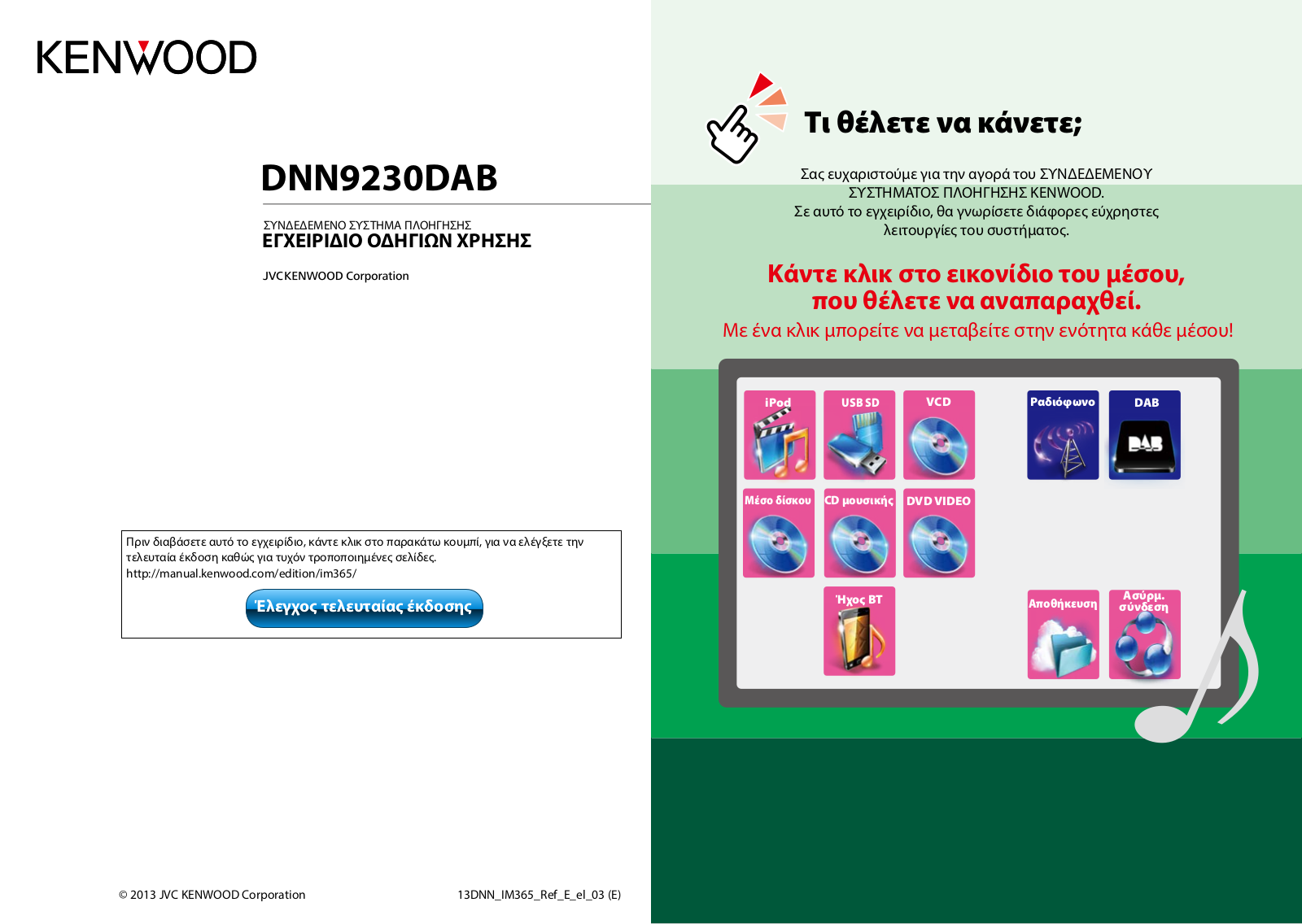 Kenwood DNN9230DAB User Manual