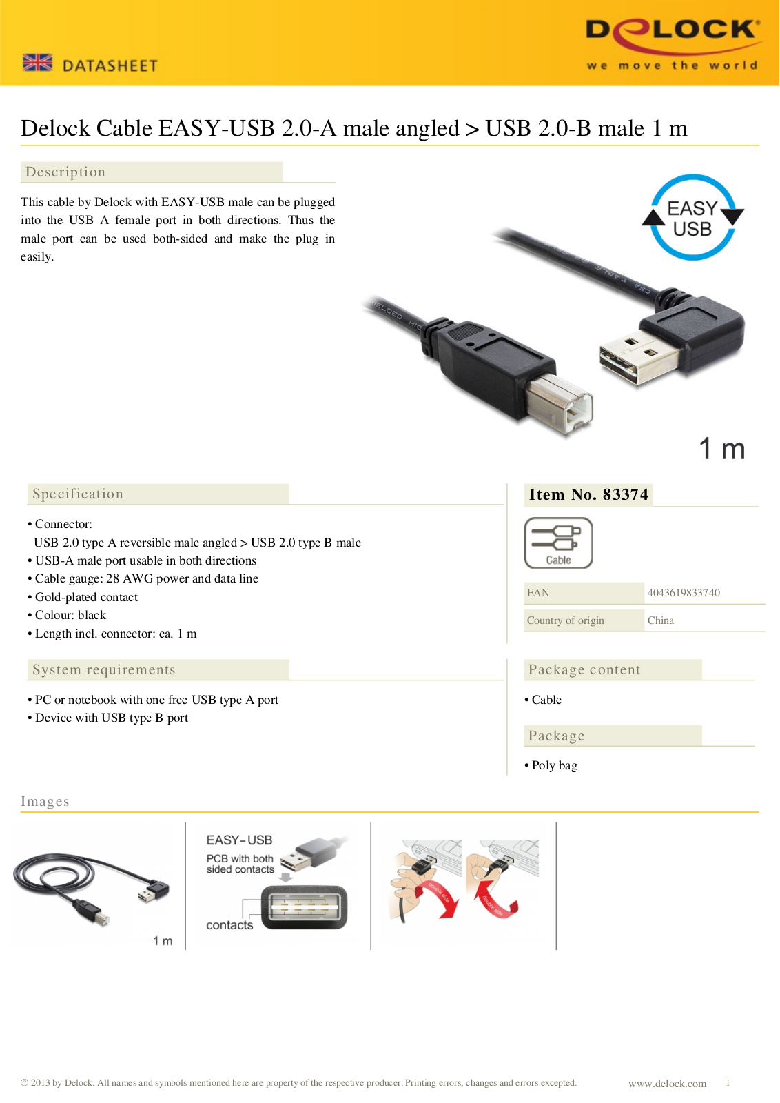 DeLOCK 83374 User Manual - ManualMachine.com