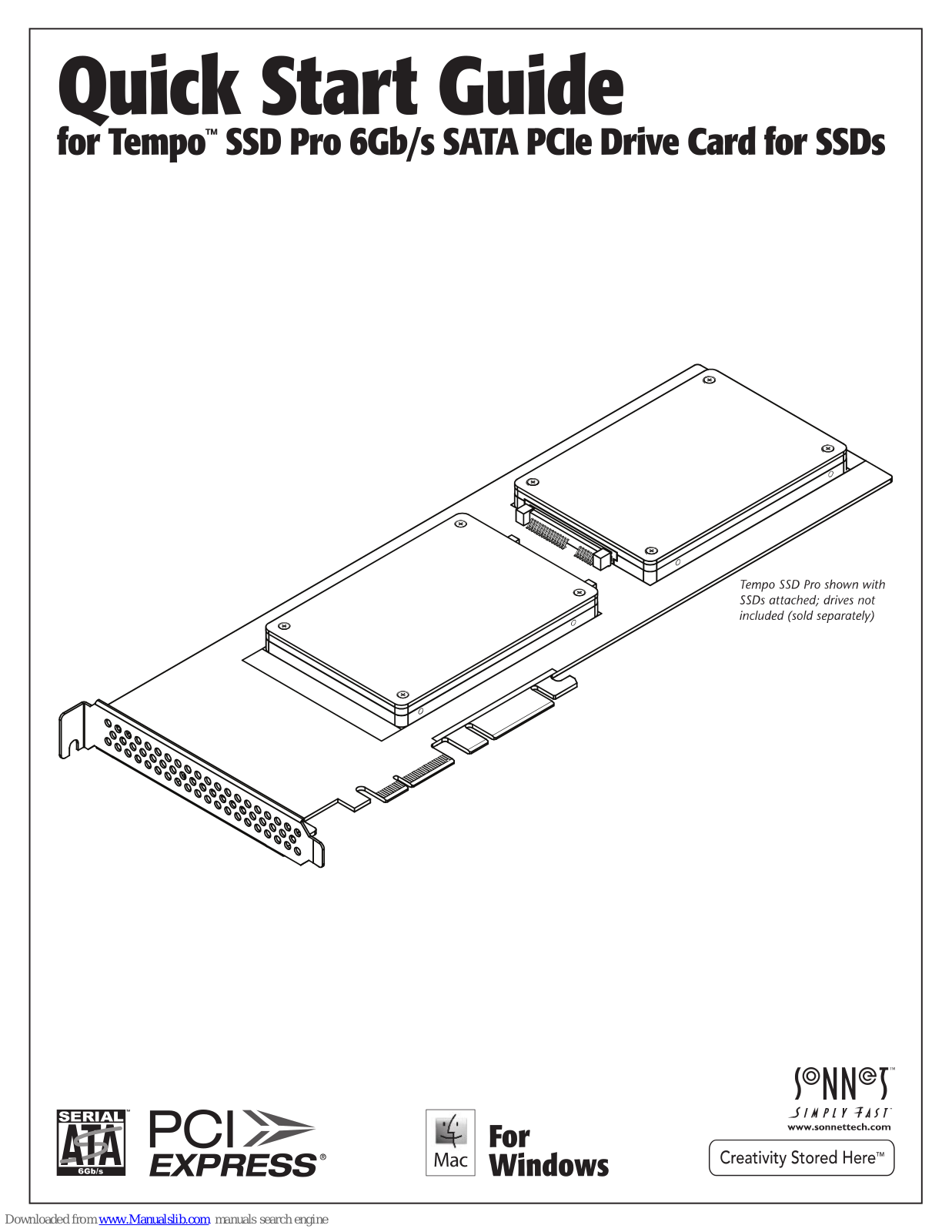 Tempo Fitness SSD Pro Quick Start Manual - ManualMachine.com