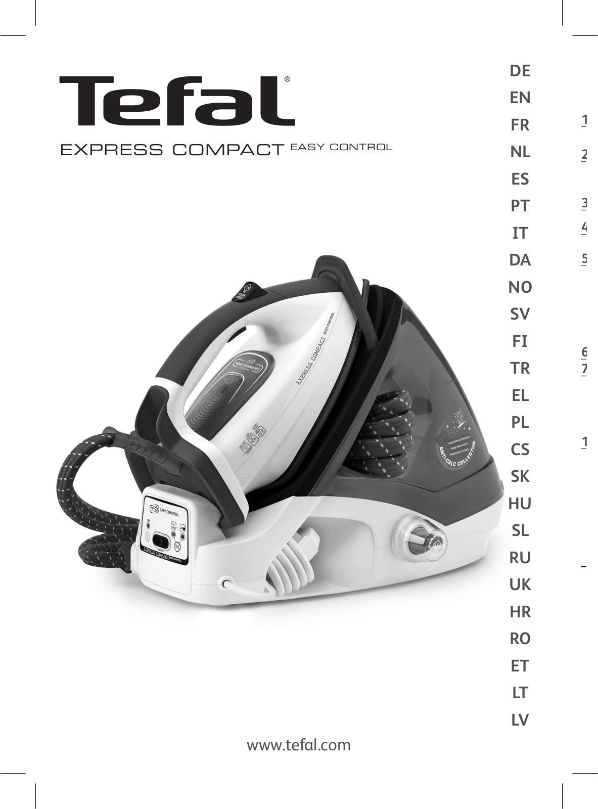 Tefal GV7630E0 User Manual