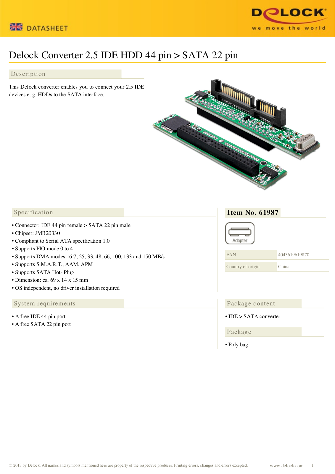 DeLOCK 61987 User Manual - ManualMachine.com