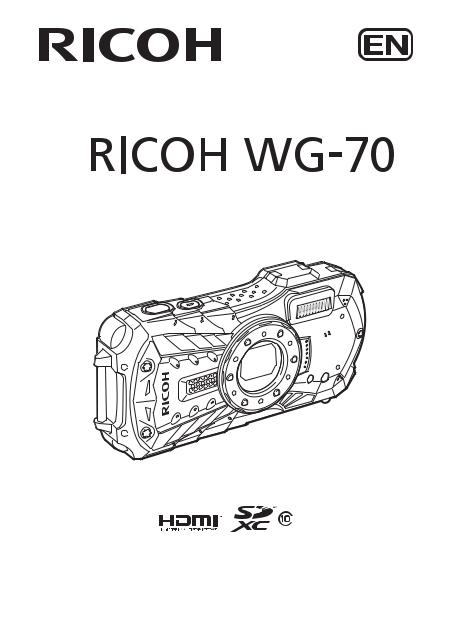 Ricoh WG-70 Oranje User manual