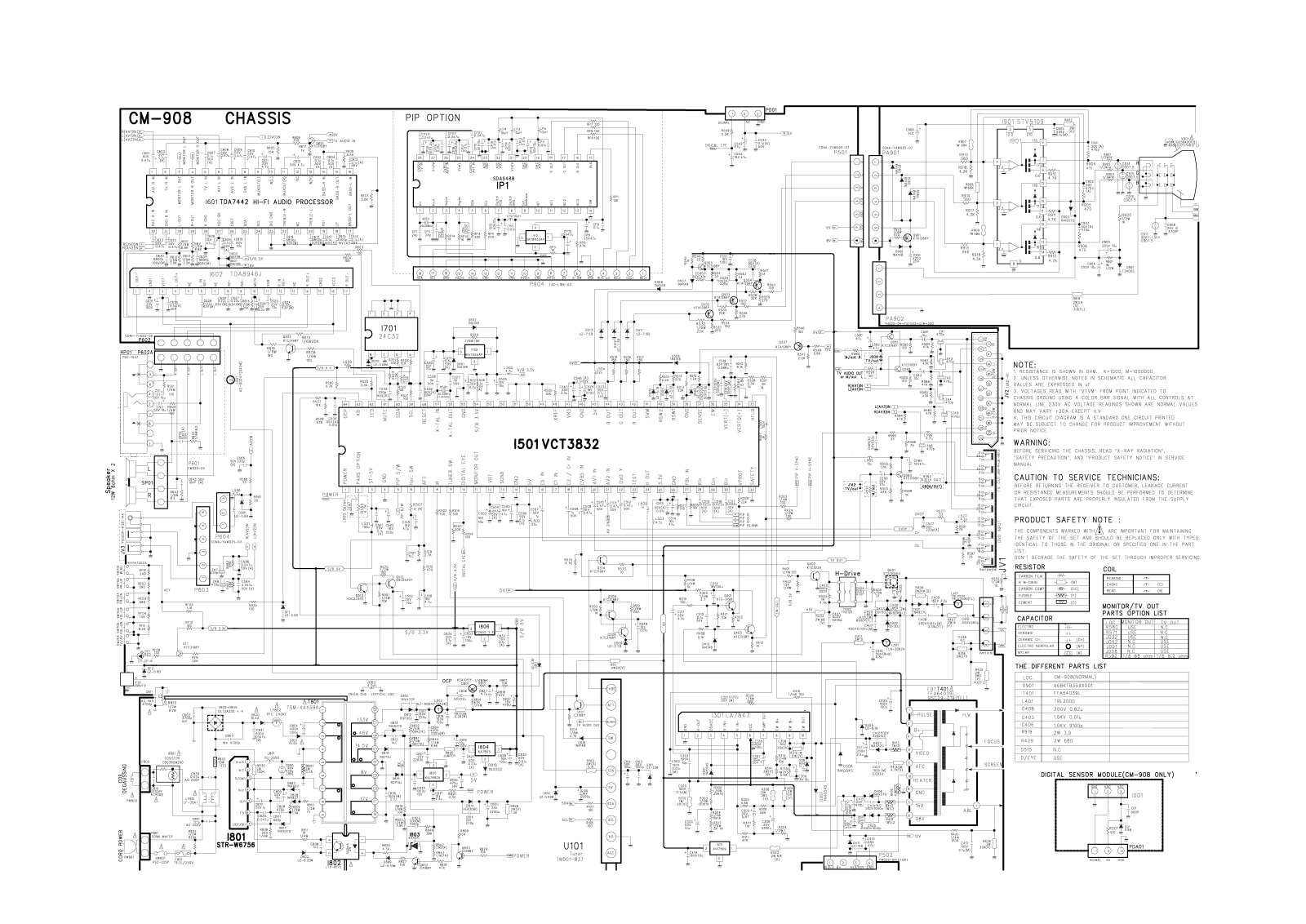 Daewoo CM-908 Service Manual