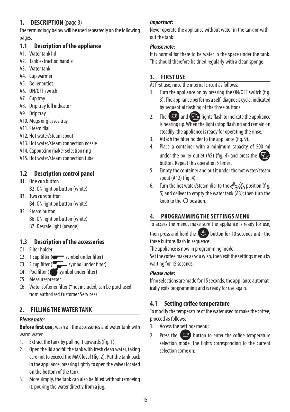 DeLonghi Dedica EC 685.W User Manual