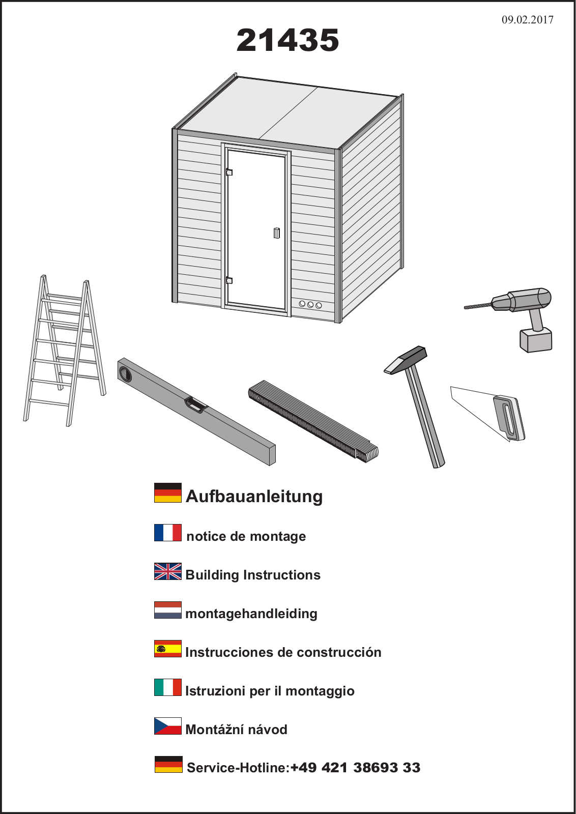 Karibu 21435 Assembly instructions