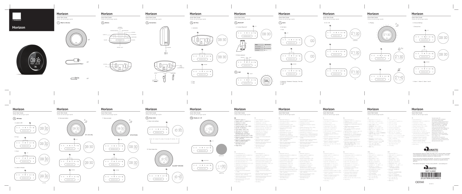 JBL JBLHORIZONWHTEU User Manual