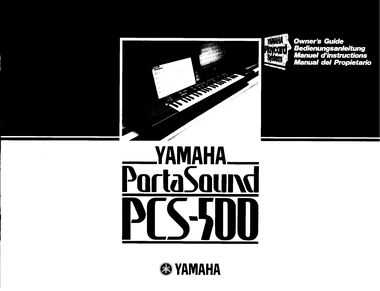 Yamaha PCS-500 User Manual