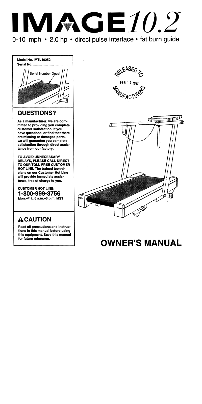 Image IMTL10252 Owner's Manual
