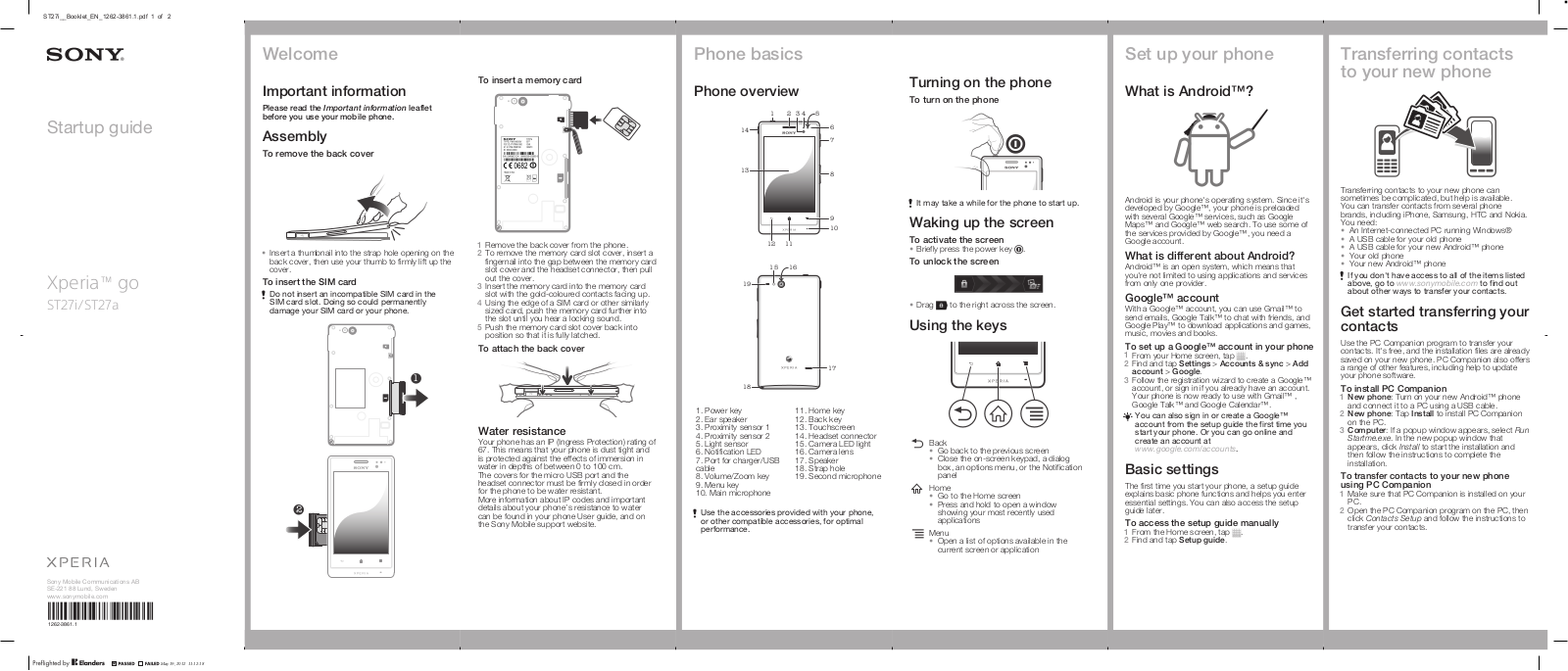 Sony PM 0100 User Guide