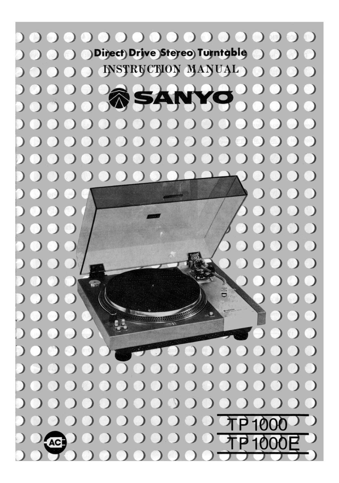 Sanyo TP-1000 Owners Manual