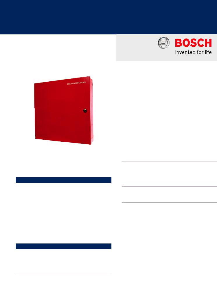 Bosch D8109-1358, D8109G Specsheet