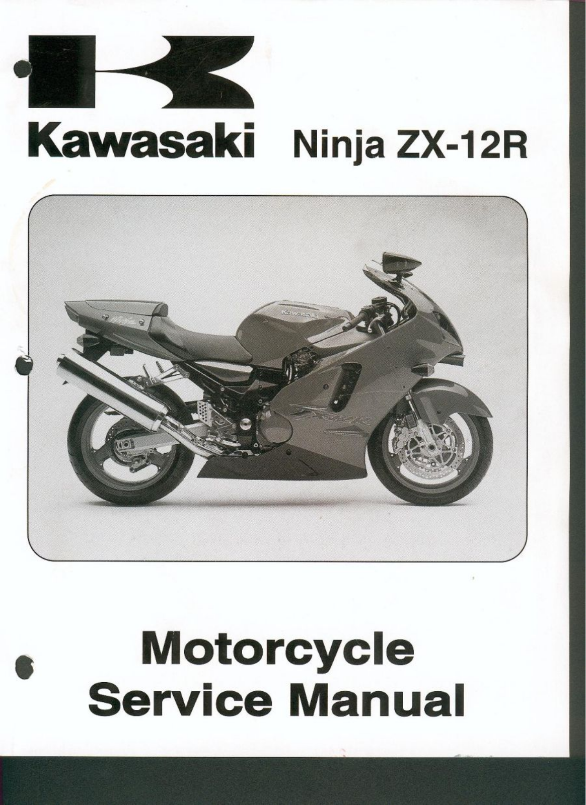 Kawasaki ZX12 R 2000-2003, ZX1200 A1 2000-2003, Ninja 2000-2003 Service Manual