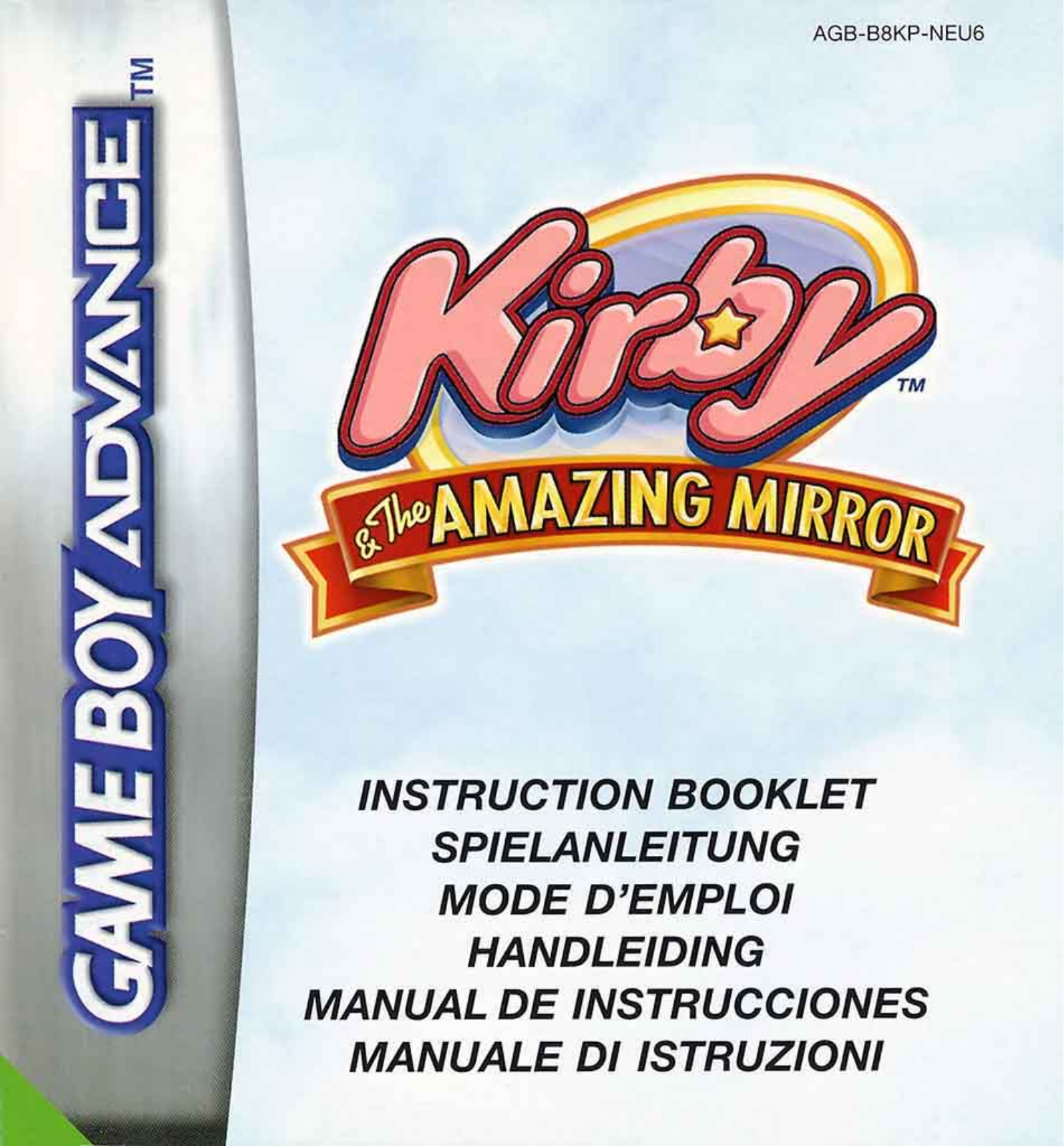 Kirby The Amazing Mirror Instruction Manual