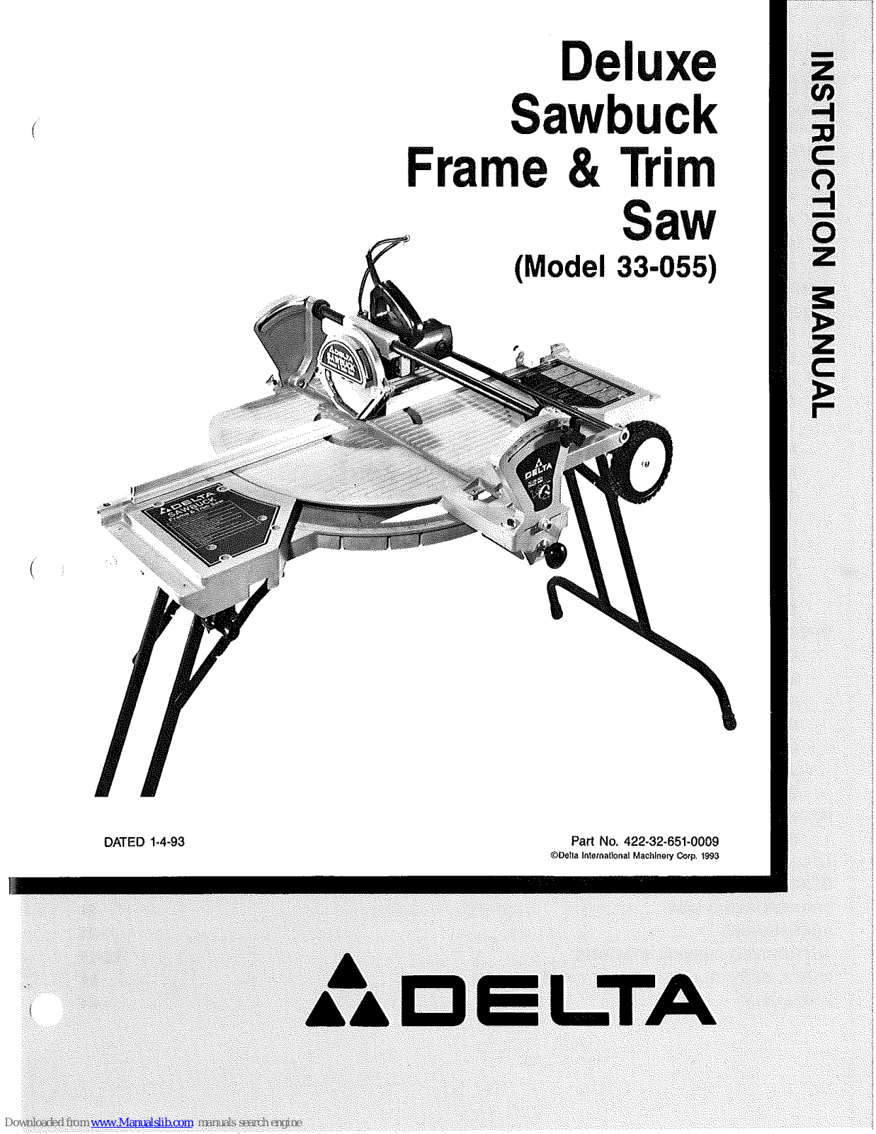 Delta 33-055 Instruction Manual