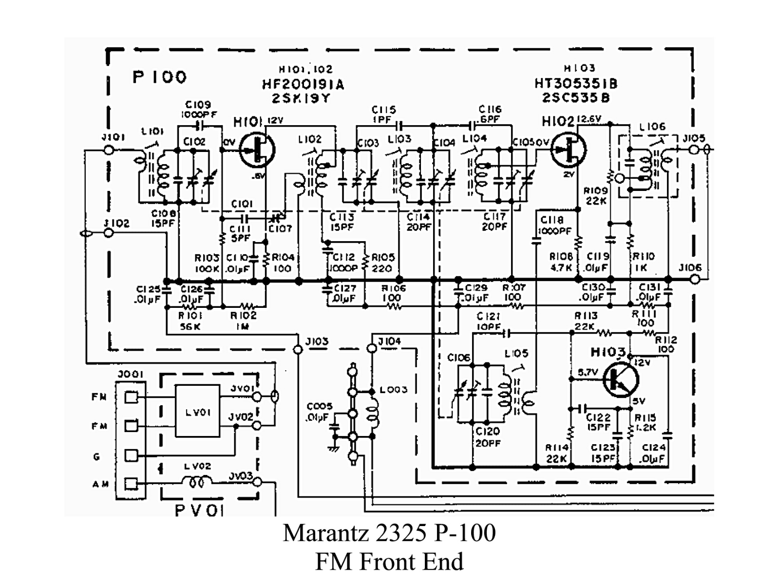 Marantz 2325 Schematic