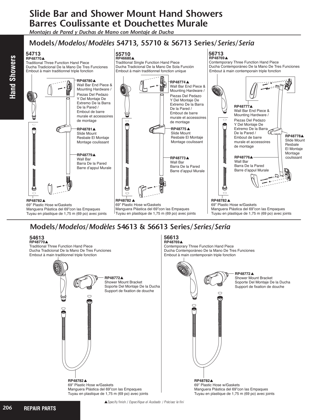 Delta 55710, 54613, 56613, 54713, 56713 User Manual