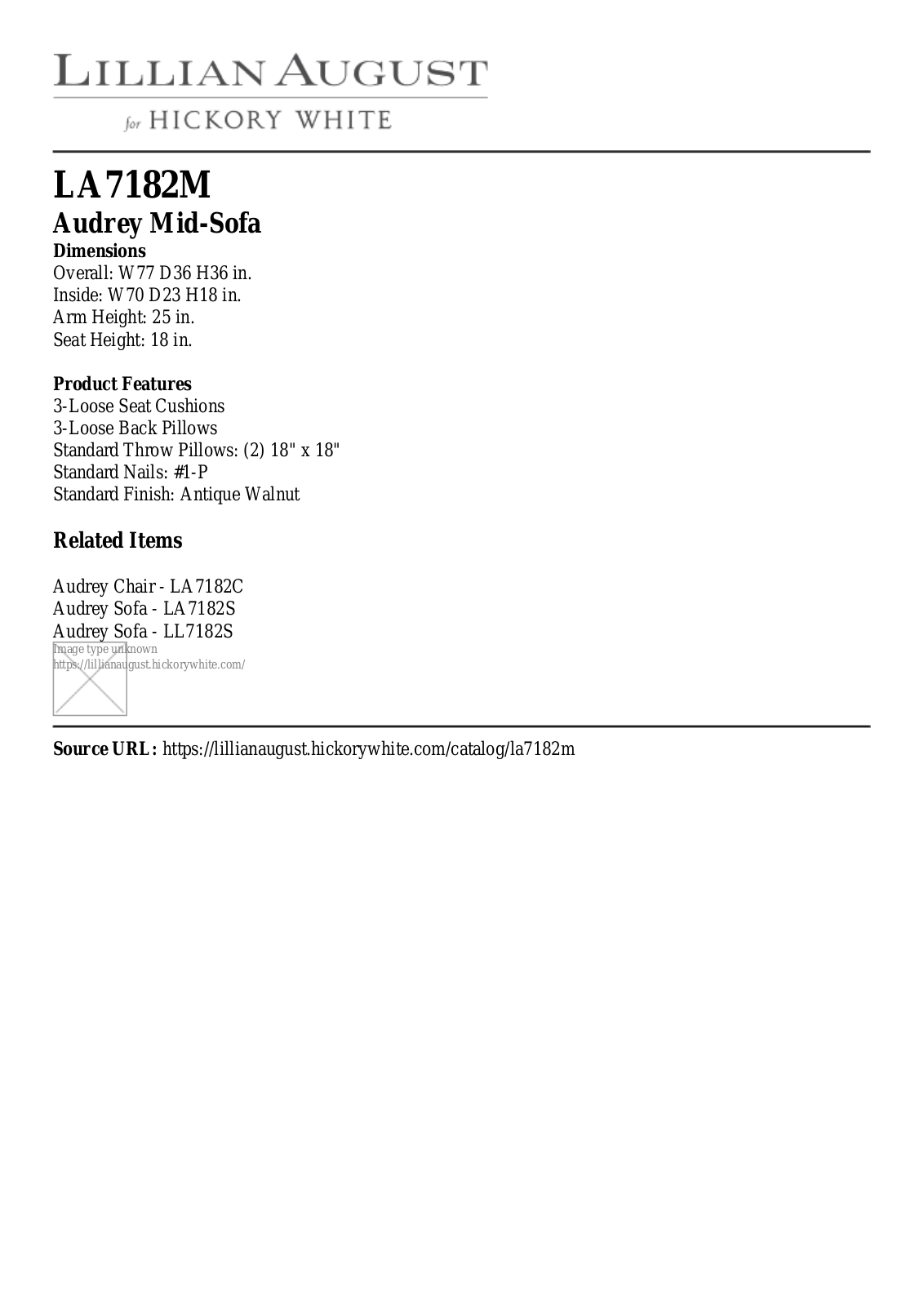 Lillian August LIGU1065 Specifications - ManualMachine.com