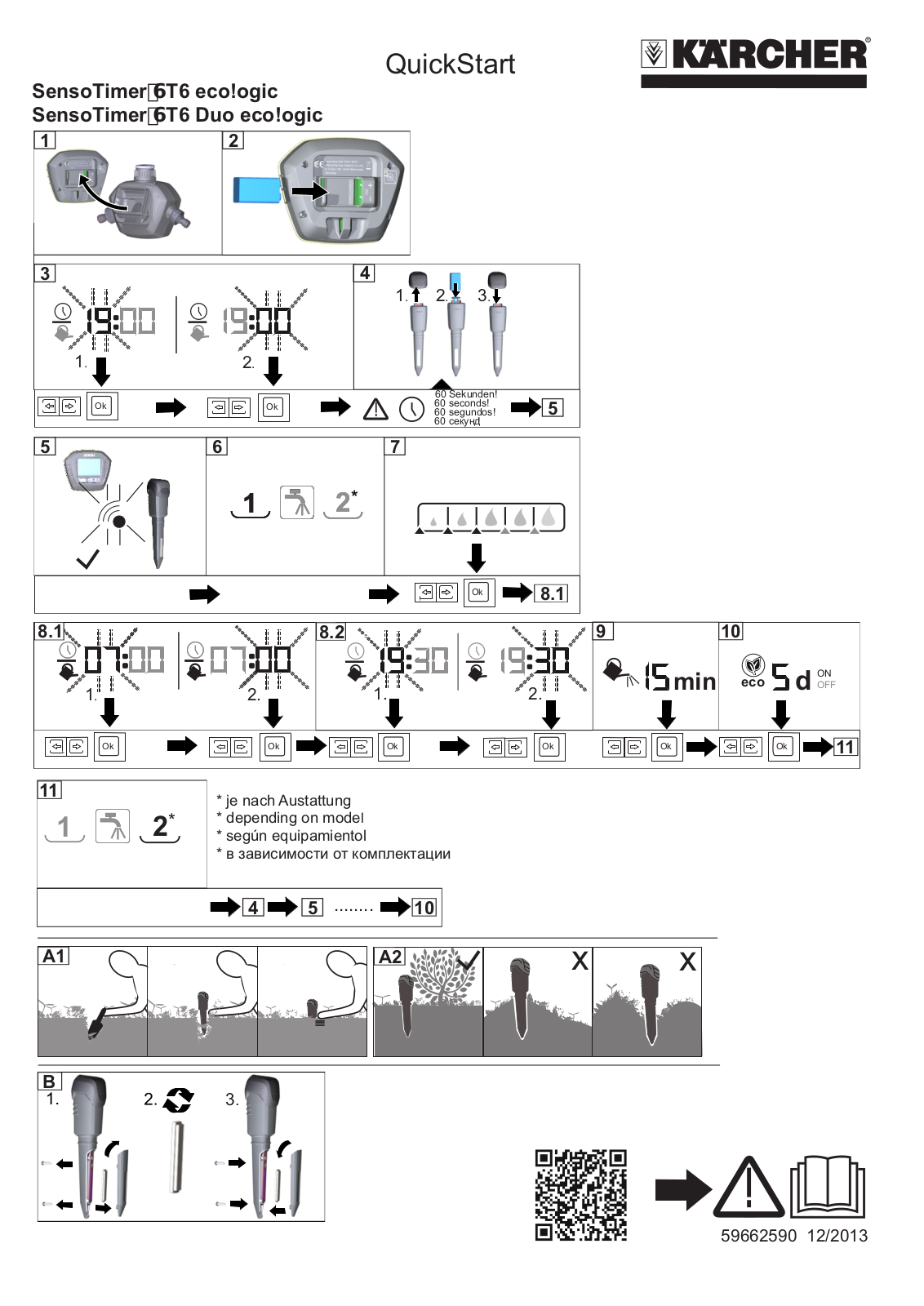 Kärcher automat SensoTimerTM ST 6 eco!ogic User Manual