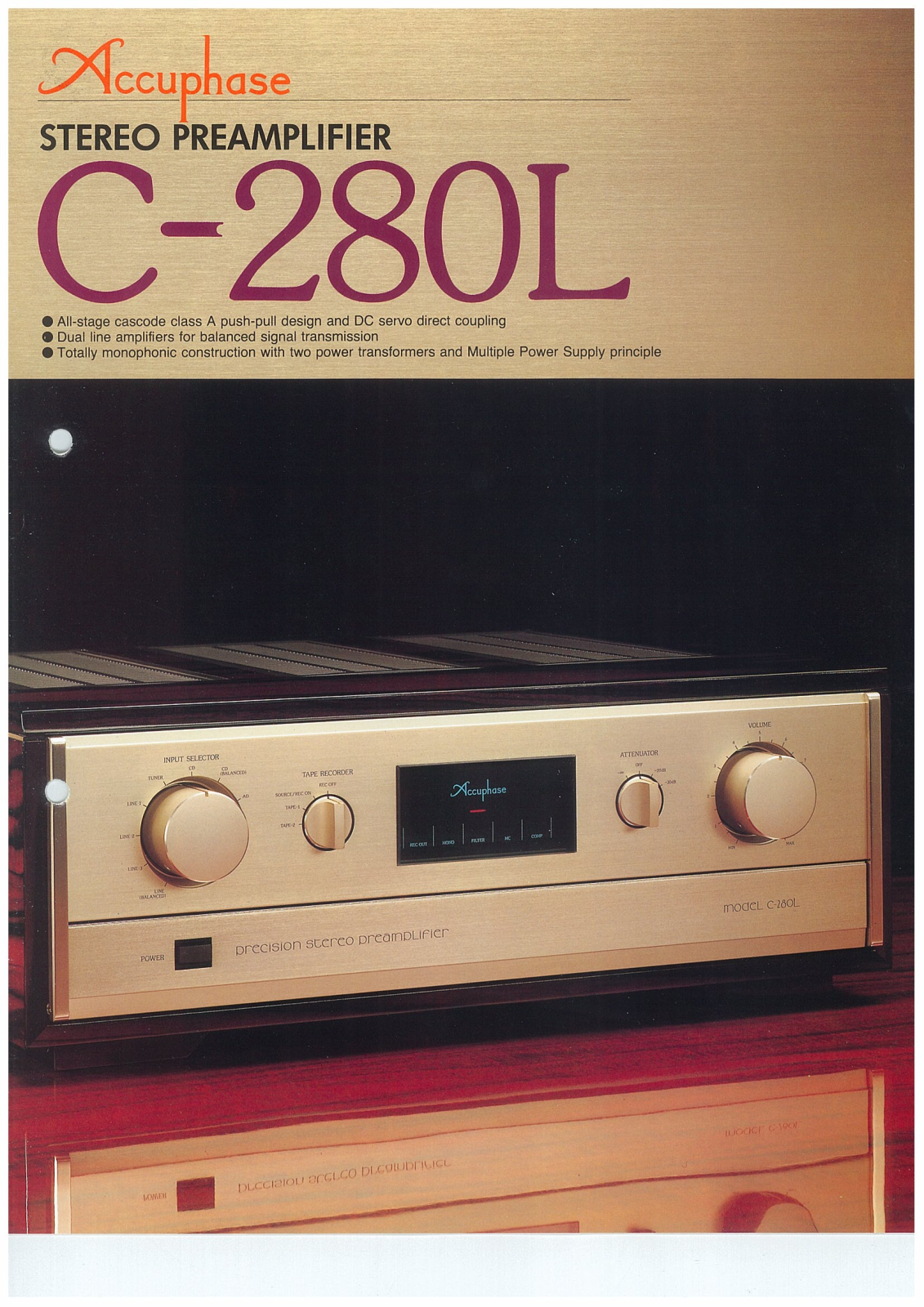 Accuphase C-280-L Brochure